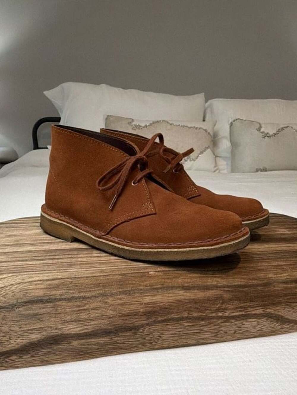 Clarks Originals Desert Boots Size 7 Brown Suede Chukka